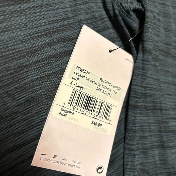 New Men’s Nike Vermont Catamounts Dri-Fit Long Sleeve T-shirt Tee Shirt Men XL - Picture 3 of 7